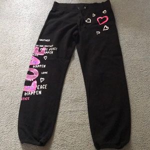 Girls sweat pants